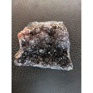 Amethy Black Crystal Cluster Specimen‎ Schorl on Matrix Natural Mineral